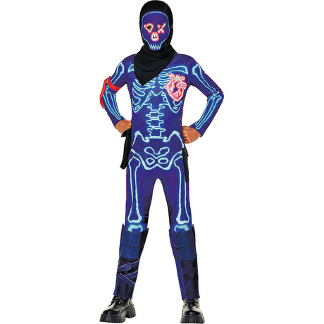 Kids Fortnite Polyester Jumpsuit Party Trooper Costume