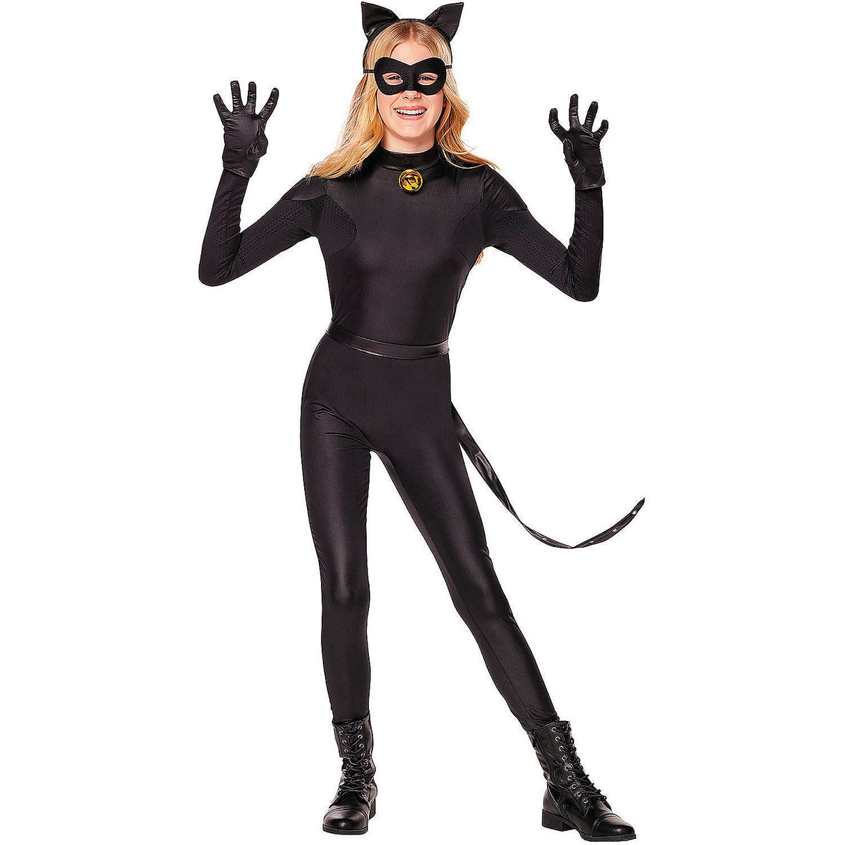 Kids Miraculous Cat Noir Costume for Halloween Adventures Superhero Role Play and Birthday Parties