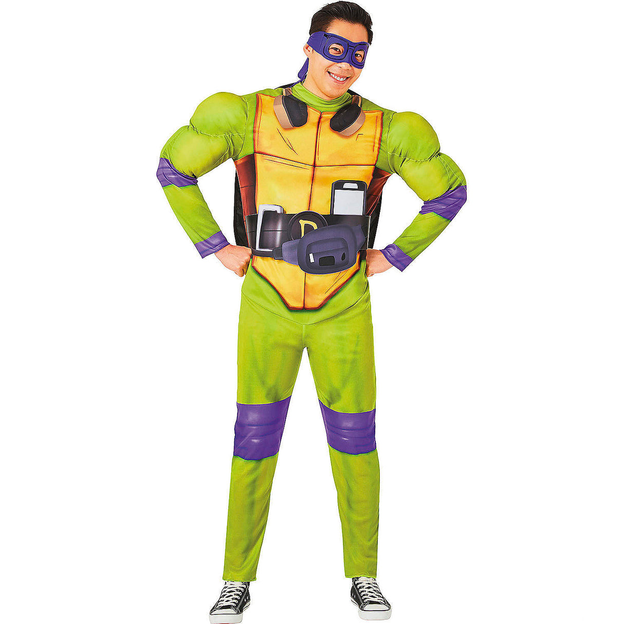 Donatello Jumpsuit Costume for Halloween Parties and Teenage Mutant Ninja Turtles Fans