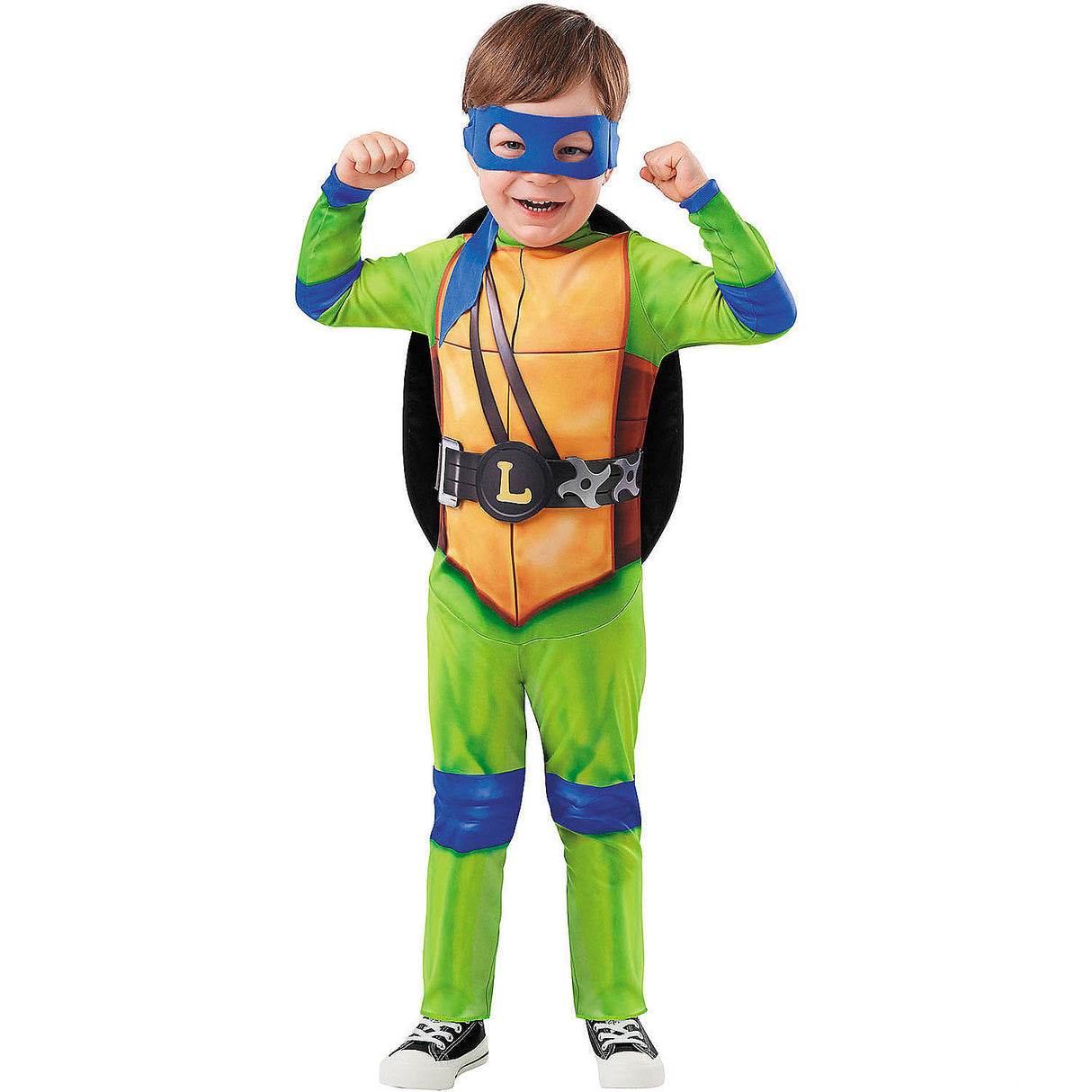 Toddler Teenage Mutant Ninja Turtles Leonardo Jumpsuit for Fun Dress Up Parties and Halloween Celebrations