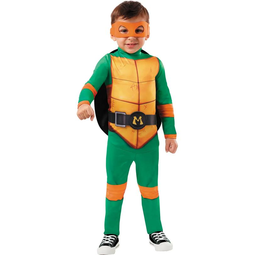 Toddler Teenage Mutant Ninja Turtles Movie Michelangelo Jumpsuit Costume