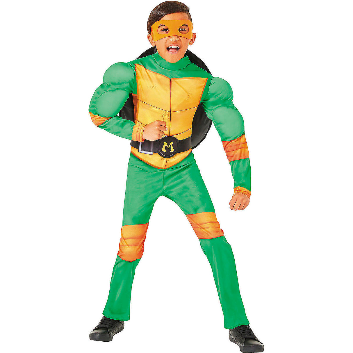 Kids Michelangelo Costume for Teenage Mutant Ninja Turtles Parties Halloween and Dress-Up Events
