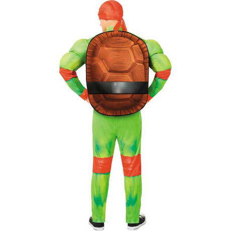 Adults Teenage Mutant Ninja Turtles Movie Raphael Jumpsuit Costume