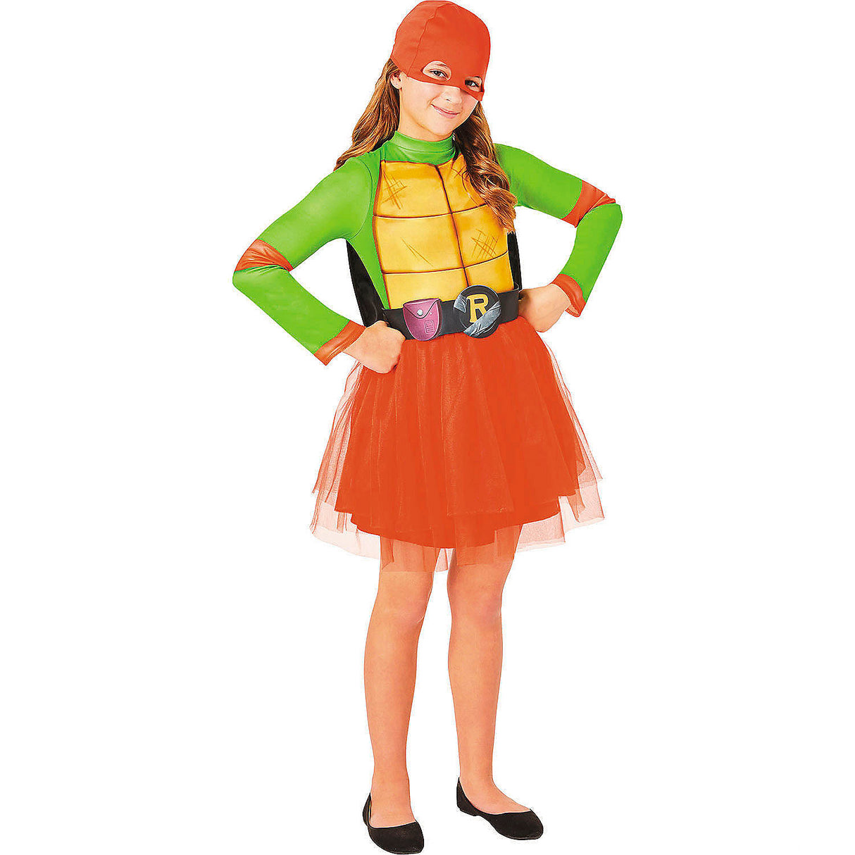 Kids Teenage Mutant Ninja Turtles Raphael Dress Costume for Halloween Parties School Events and Cosplay Adventures