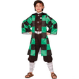 Kids Demon Slayer: Kimetsu no Yaiba Tanjiro Kamado Jumpsuit Costume