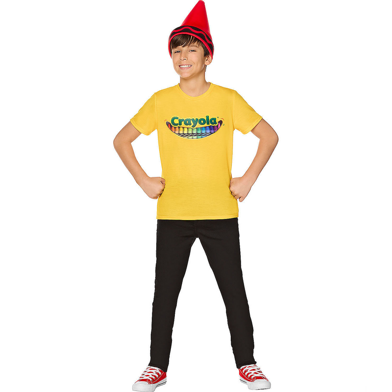 Kids Crayola Crayon Box T-Shirt Costume Kit