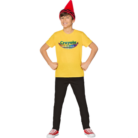 Kids Crayola Crayon Box T-Shirt Costume Kit
