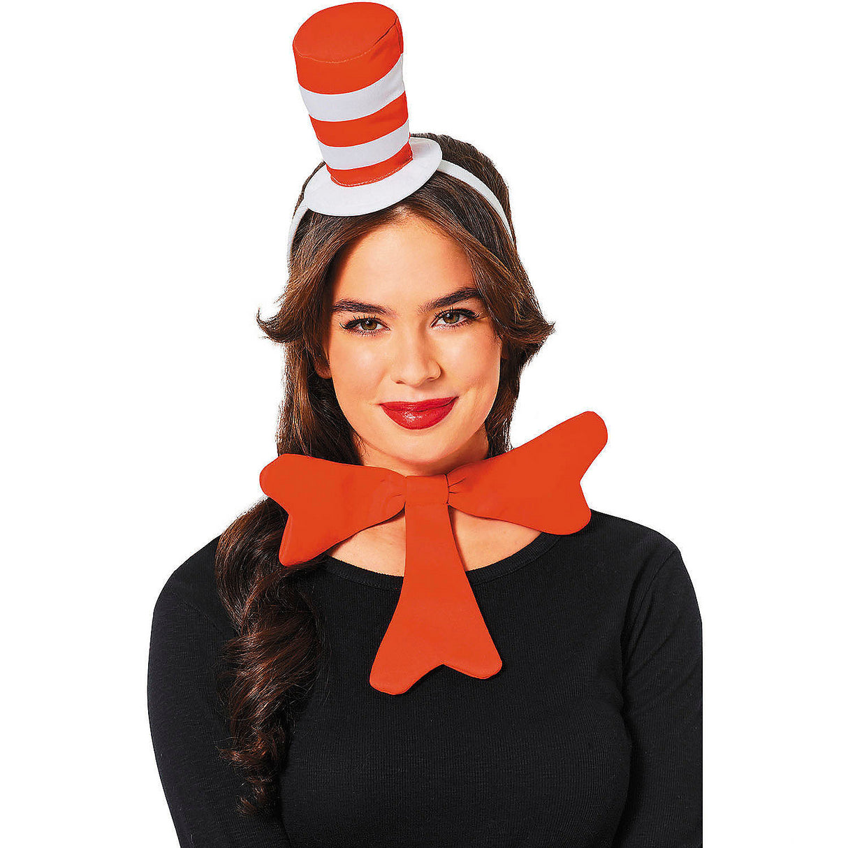 Exciting Adults Dr. Seuss Cat in the Hat Costume Kit for Parties School Events and Trick or Treating