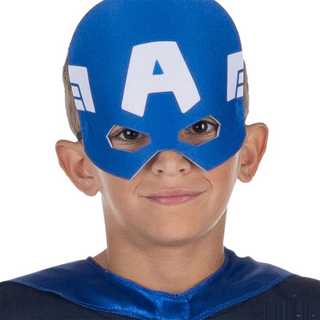 Kids Value Marvel Captain America Cape & Mask Costume Set