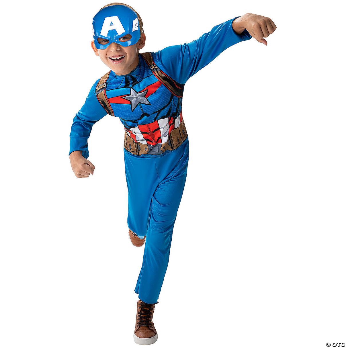 Capt. America Steve Rogers Child Costume for Halloween Comic Con and Superhero Birthday Parties