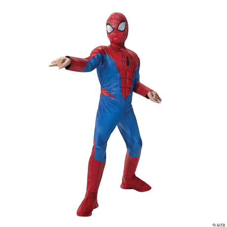 Spider-Man Child Qualux Costume for Halloween Parties Comic Con and Superhero Celebrations