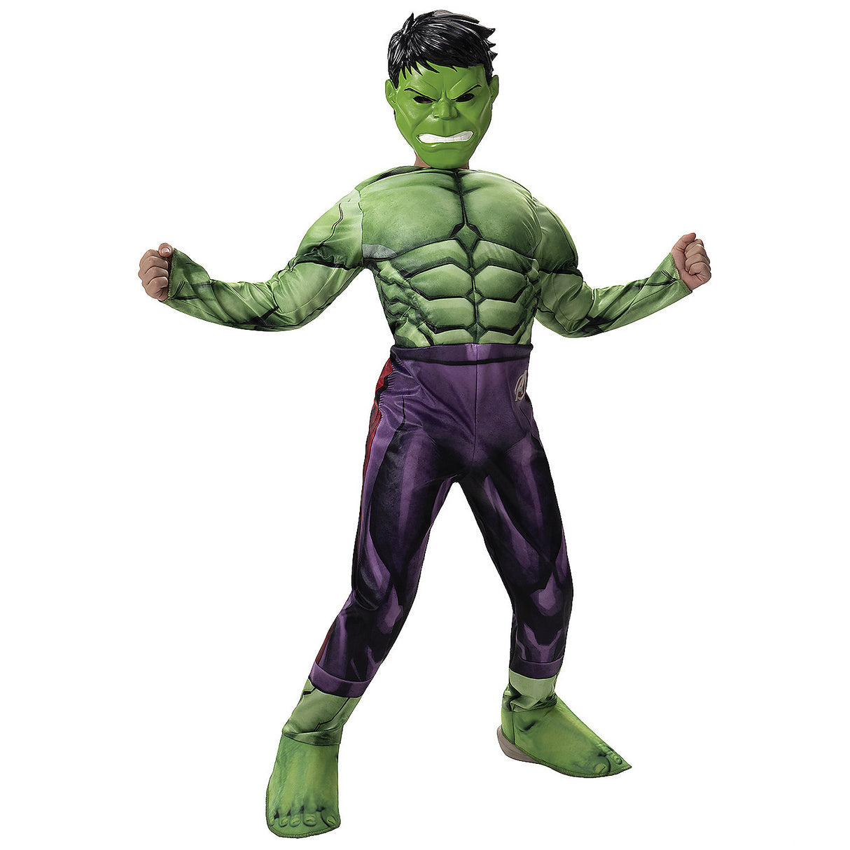 Hulk Child Qualux Costume for Marvel Themed Parties Halloween Events and Superhero Play