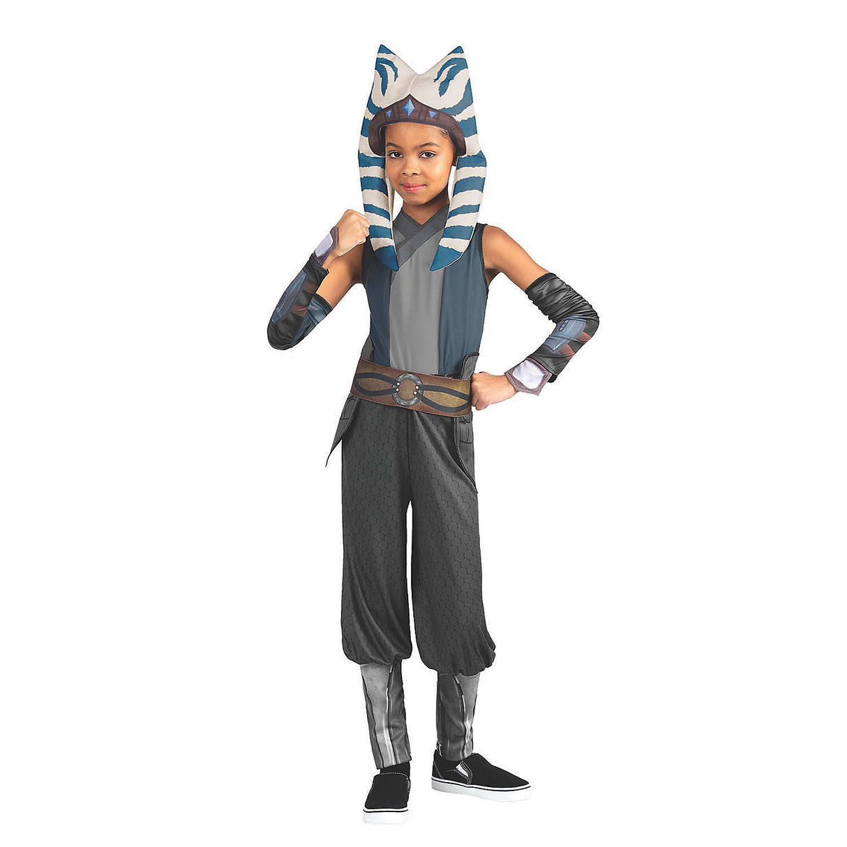 Officially Licensed Ahsoka Child Costume for Halloween Themed Events and Star Wars Celebrations