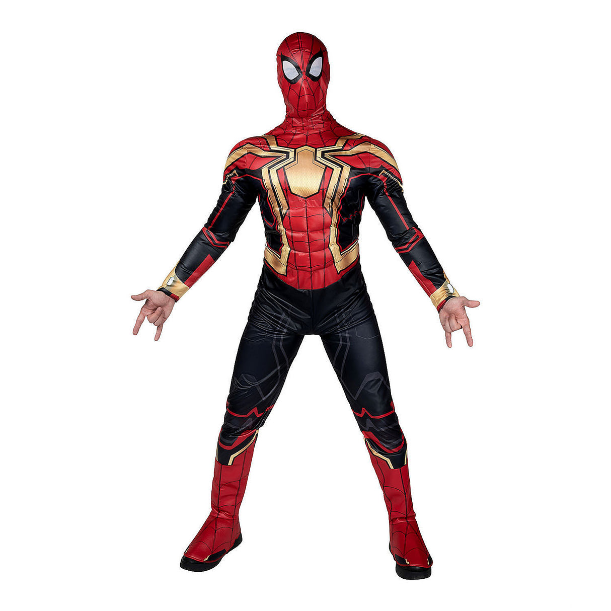 Spider-Man Integrated Suit Adult Costume for Halloween Parties Comic Con and Superhero Events