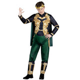 Marvel Loki Jumpsuit Costume for Adults for Halloween Parties Comic Con and Superhero Events