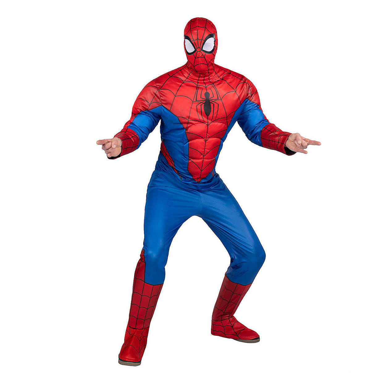 Spider-Man Adult Qualux Costume for Halloween Superhero Events and Comic Cons