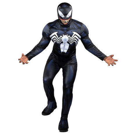 Marvel Venom Qualux Costume for Adults for Halloween Parties Comic Con and Superhero Events