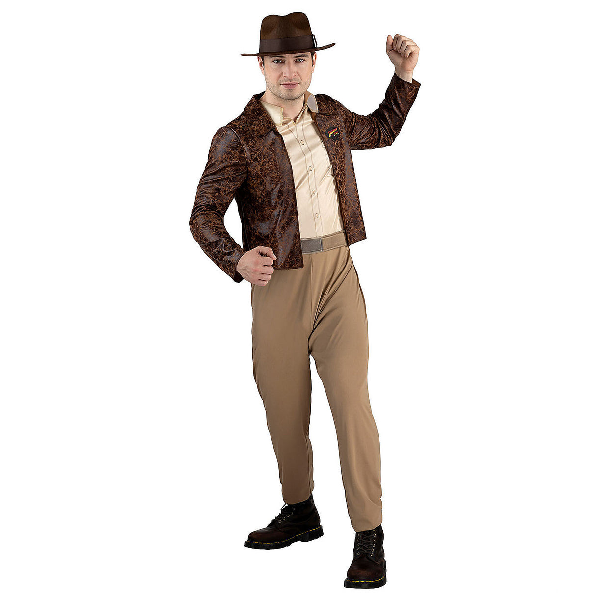 Authentic Adults Qualux Indiana Jones Costume for Halloween Parties Themed Events and Movie Role Play