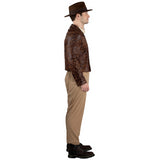 Adults Indiana Jones Costume for Halloween Themed Parties and Adventure Dress Up Events