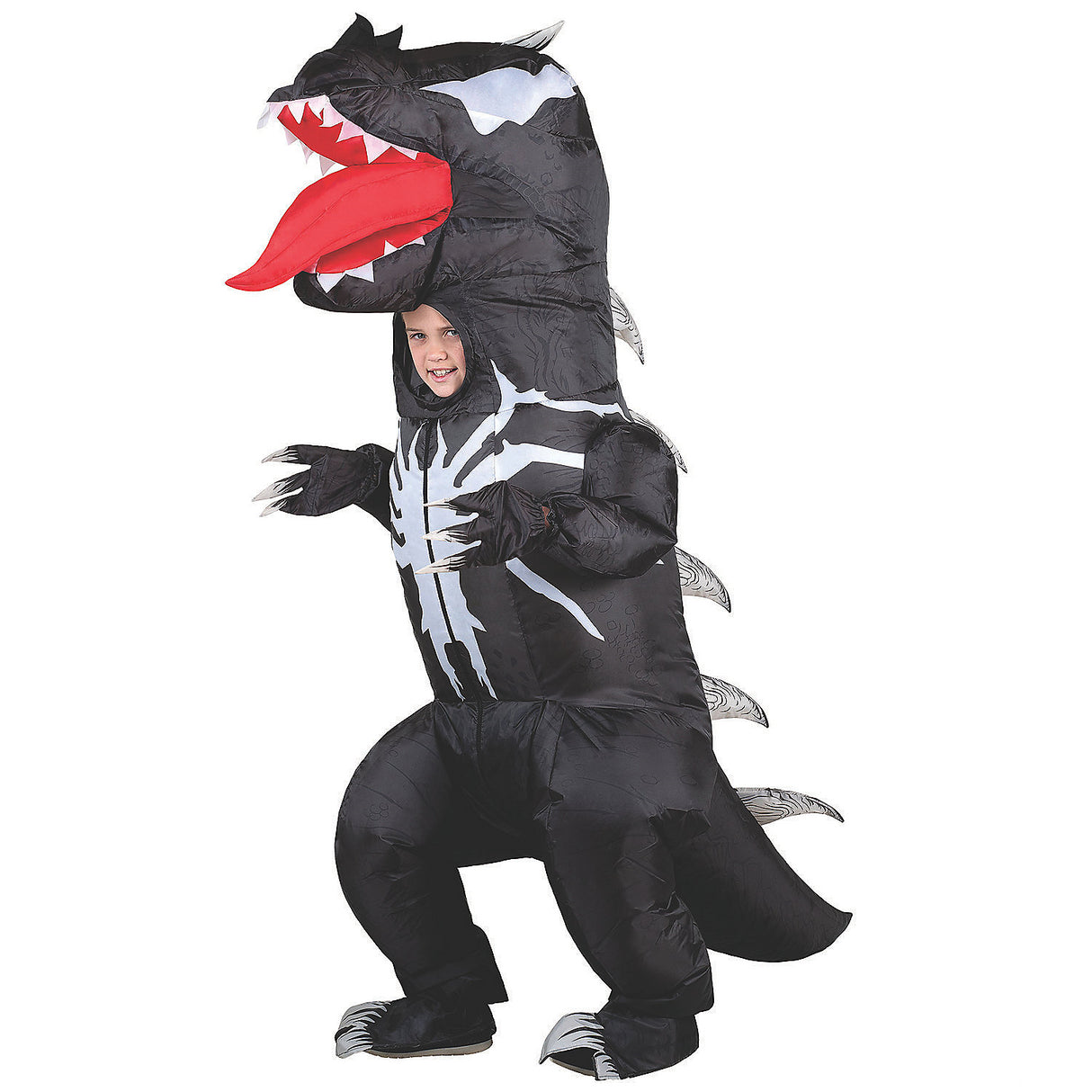 Venomosaurus Inflatable Child Costume for Halloween Events and Creative Dress Up Adventures