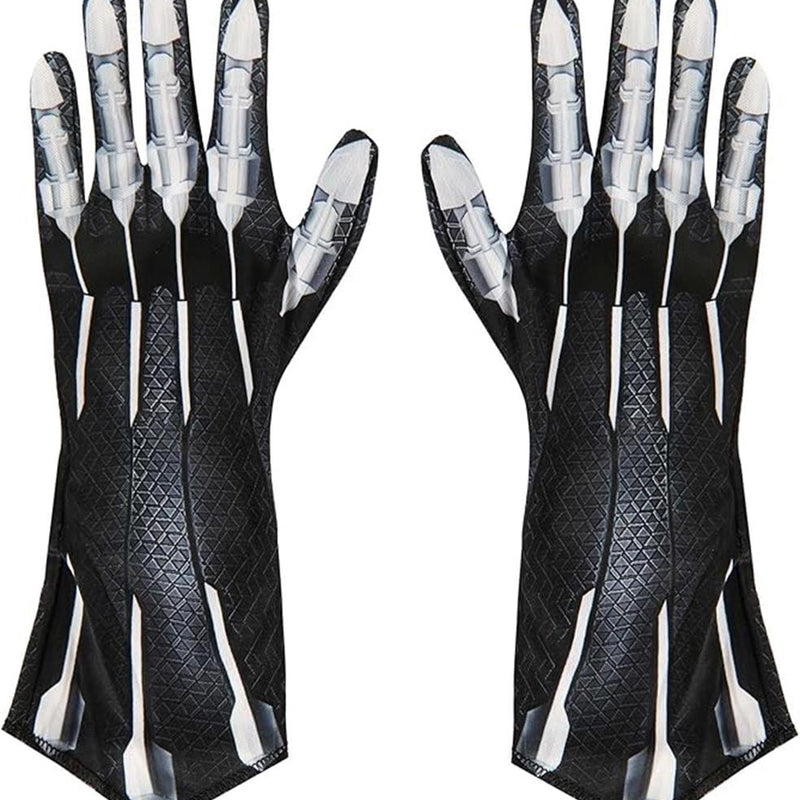 Official Black Panther Child Gloves for Superhero Dress Up Comic Con and Halloween Events