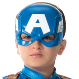 Capt. America Steve Rogers Child 1/2 Mask for Halloween Parties Superhero Dress Up and Themed Events