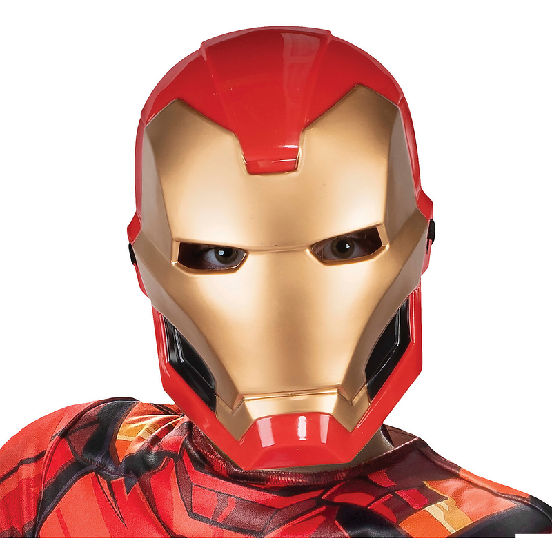 Iron Man Child 1/2 Mask for Costume Dress Ups and Superhero Events