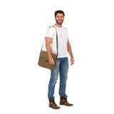 Adventure Ready Indiana Jones Canvas Satchel with Adjustable Strap for Costumes and Everyday Use