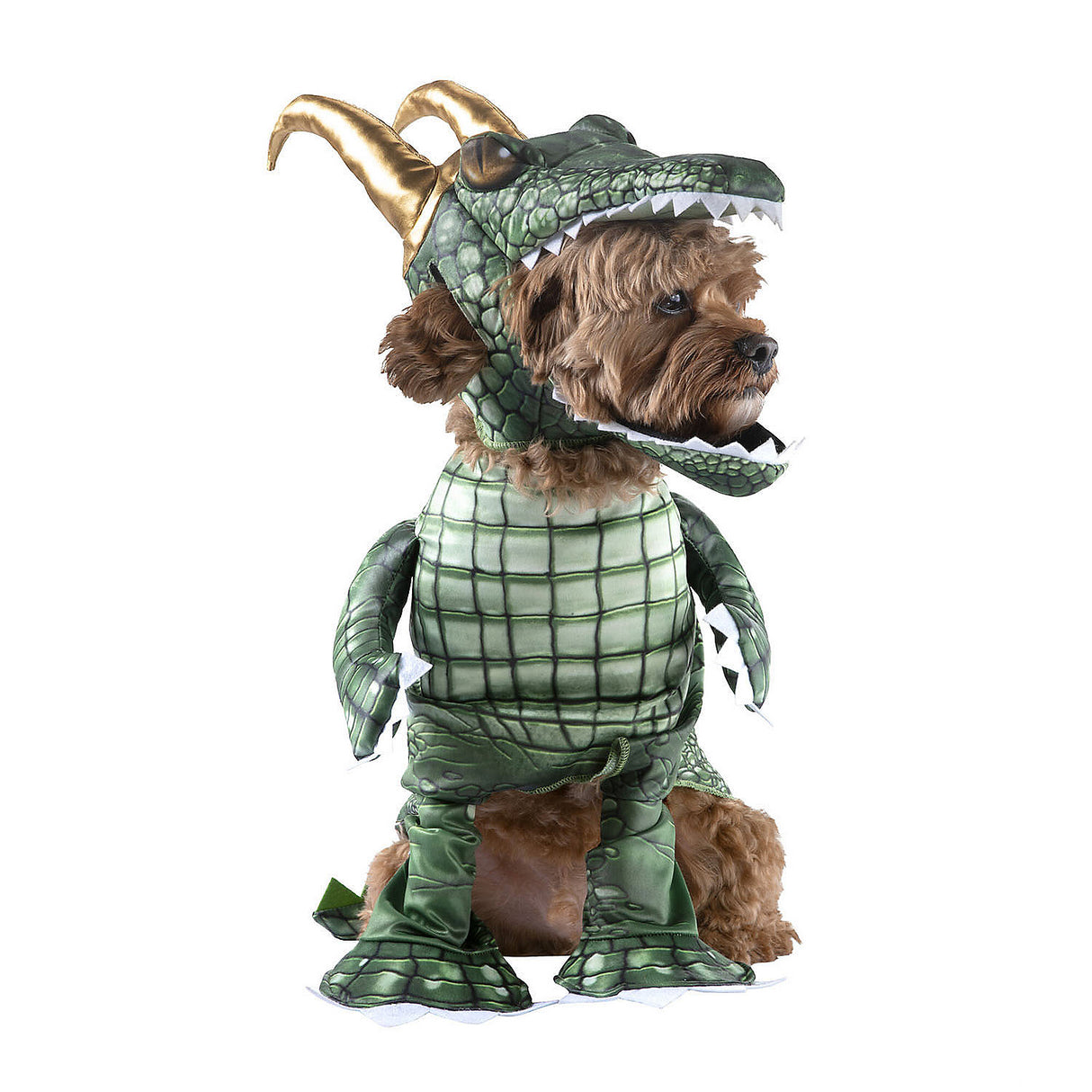 Alligator Loki Pet Costume for Marvel Fans Pet Dress Up and Halloween Fun