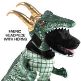 Alligator Loki Pet Costume for Marvel Fans Pet Dress Up and Halloween Fun