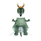 Alligator Loki Pet Costume for Marvel Fans Pet Dress Up and Halloween Fun
