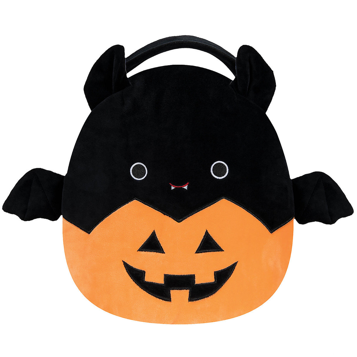 Squishmallows Emily Bat Treat Pail for Halloween Parties and Trick-or-Treating Fun