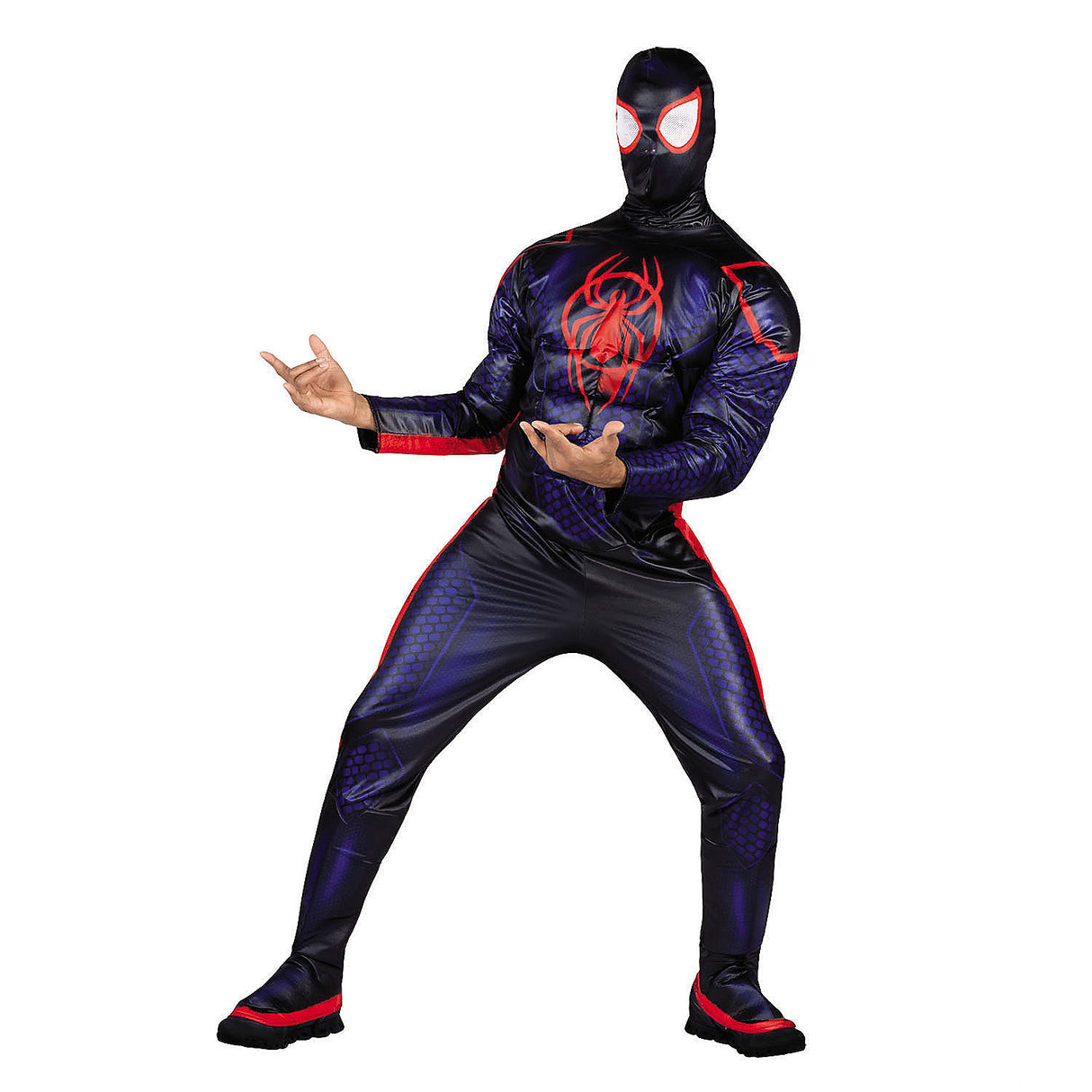 Transformative Miles Morales Adult Qualux Costume for Themed Events Cosplay and Superhero Parties