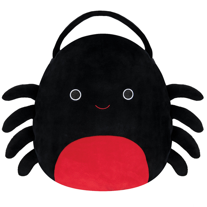 Squishmallows Bella Spider Halloween treat pail for children