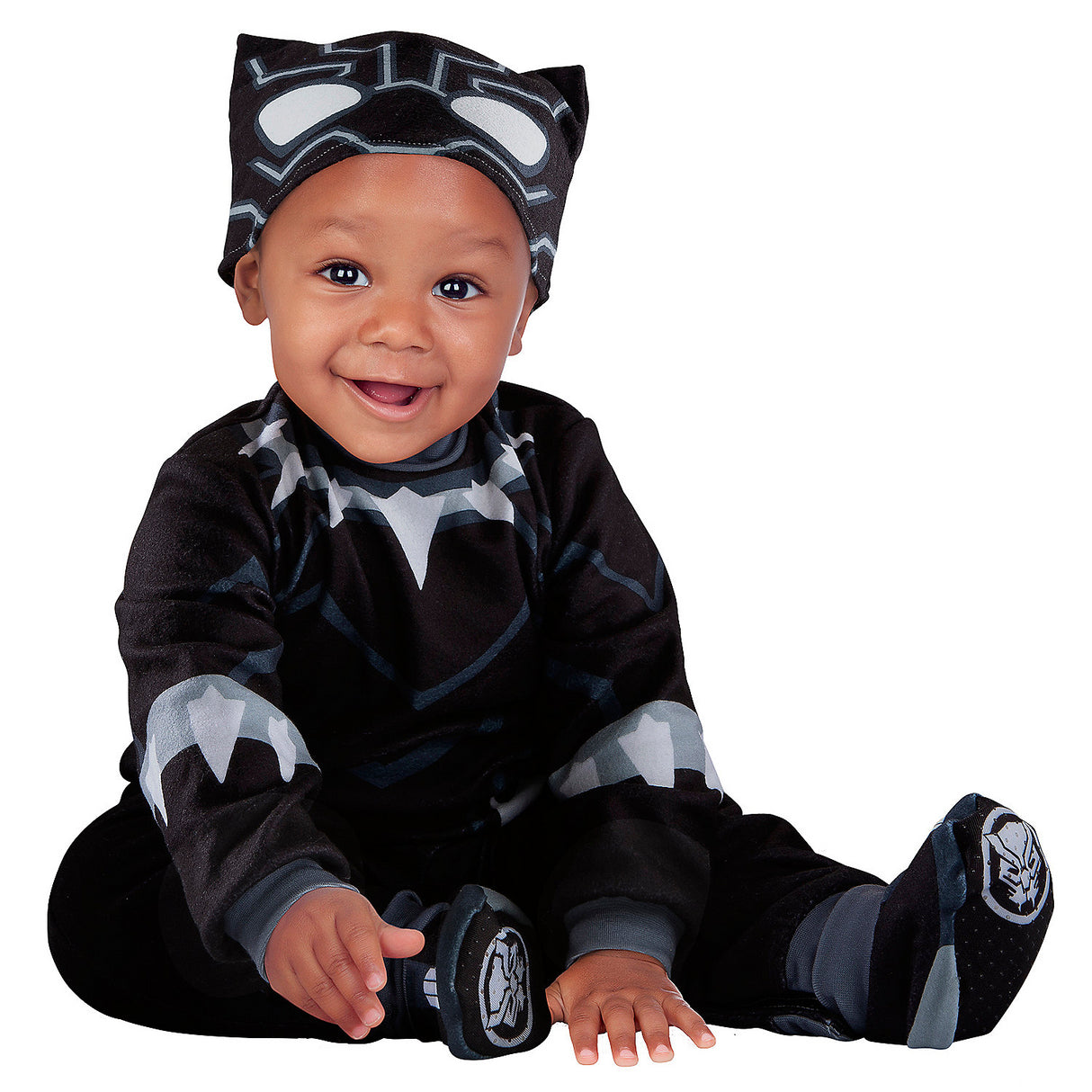 Marvel Black Panther Infant Costume for Halloween Family Themes and Superhero Dress Up Events