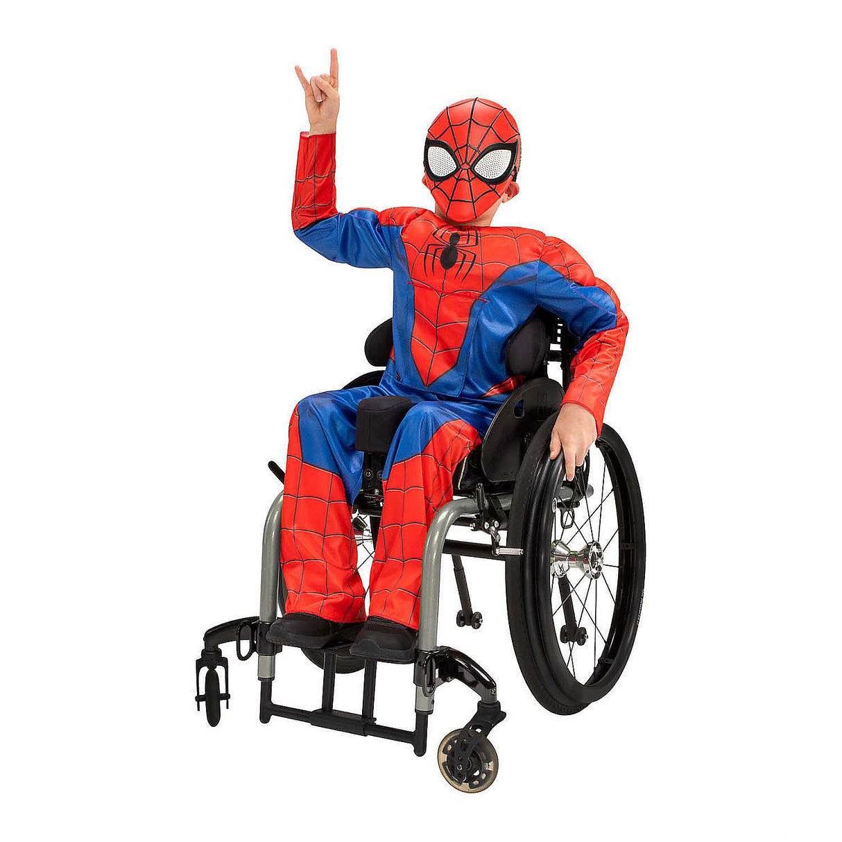 Marvel Spider-Man Adaptive Costume for Kids Halloween Parties and Everyday Superhero Play