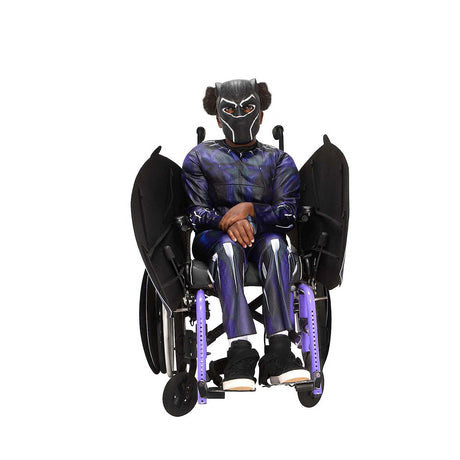 Marvel Black Panther Wheelchair Costume Accessory for Halloween Parties and Everyday Superhero Play