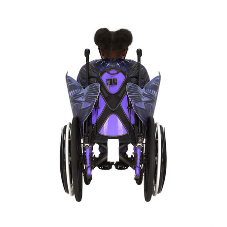 Accesorio de disfraz de silla de ruedas de Marvel Black Panther para fiestas de Halloween y juego diario de superhéroes  