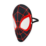 Kids Miles Morales Spider-Man Plastic Face Mask for Halloween Parties and Superhero Adventures
