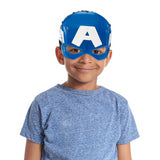 Kids Marvel Captain America Face Mask for Superhero Dress Up Parties Birthdays and Playtime Adventures