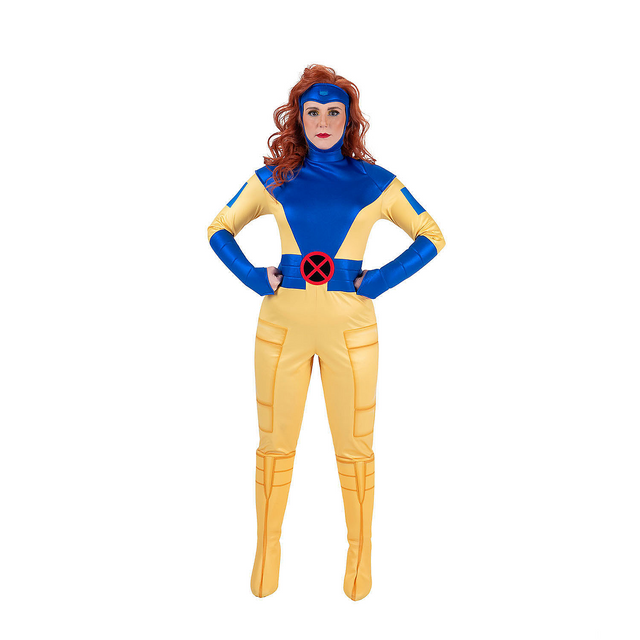 Adults Classic X-Men: The Animated Series Jean Gray Jumpsuit Costume