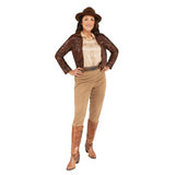 Adventure-Ready Women's Indiana Jones Classic Costume for Halloween Parties and Themed Events