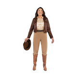 Adventure-Ready Women's Indiana Jones Classic Costume for Halloween Parties and Themed Events