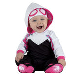 Official Infants Marvel Ghost Spider Costume for Halloween Parties and Everyday Play