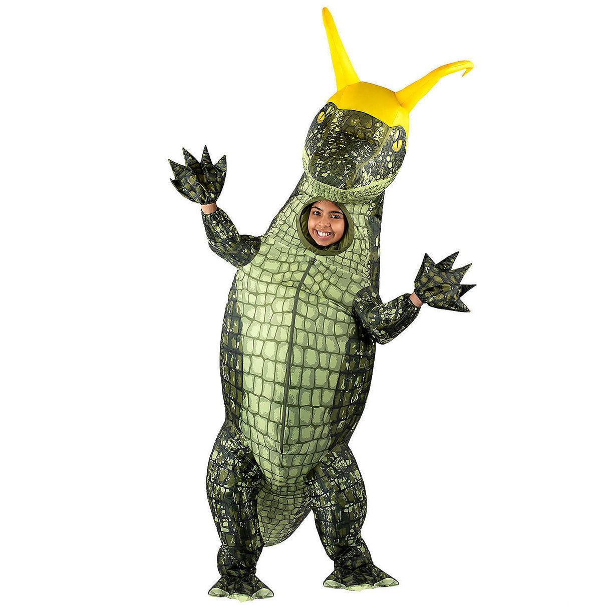 Kids Inflatable Alligator Loki Costume for Halloween Comic Con and Superhero Parties
