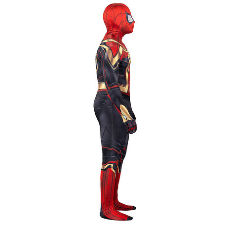 Marvel's Adult Spider-Man Integrated Zentai Suit Costume for Superhero Events Halloween Parties and Everyday Fun