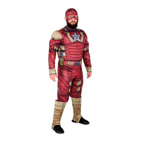 Adults Qualux Marvel Thunderbolts* Red Guardian Jumpsuit Costume