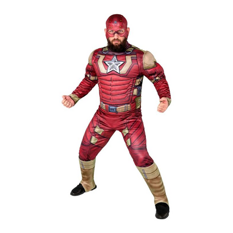 Adults Qualux Marvel Thunderbolts* Red Guardian Jumpsuit Costume