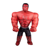 Inflatable Captain America Red Hulk Costume for Adults Halloween Parties and Superhero Events