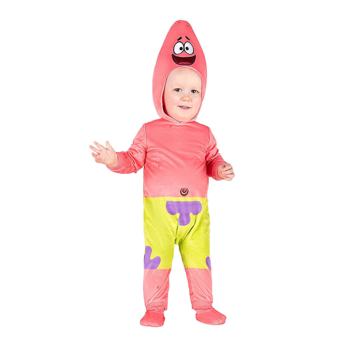 Baby Classic SpongeBob SquarePants Patrick Jumpsuit Costume for Infants Halloween Themed Parties and Playtime Adventures
